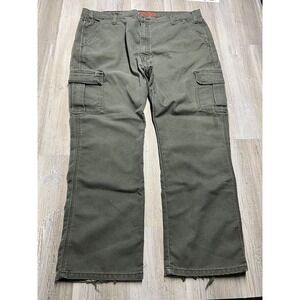 Faded Distressed Black Cargo Pants Baggy Goth Skater Workwear Dickies Flex 42x30